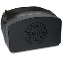 david john new york, madison backpack, black backpack, black and gold, david john sole