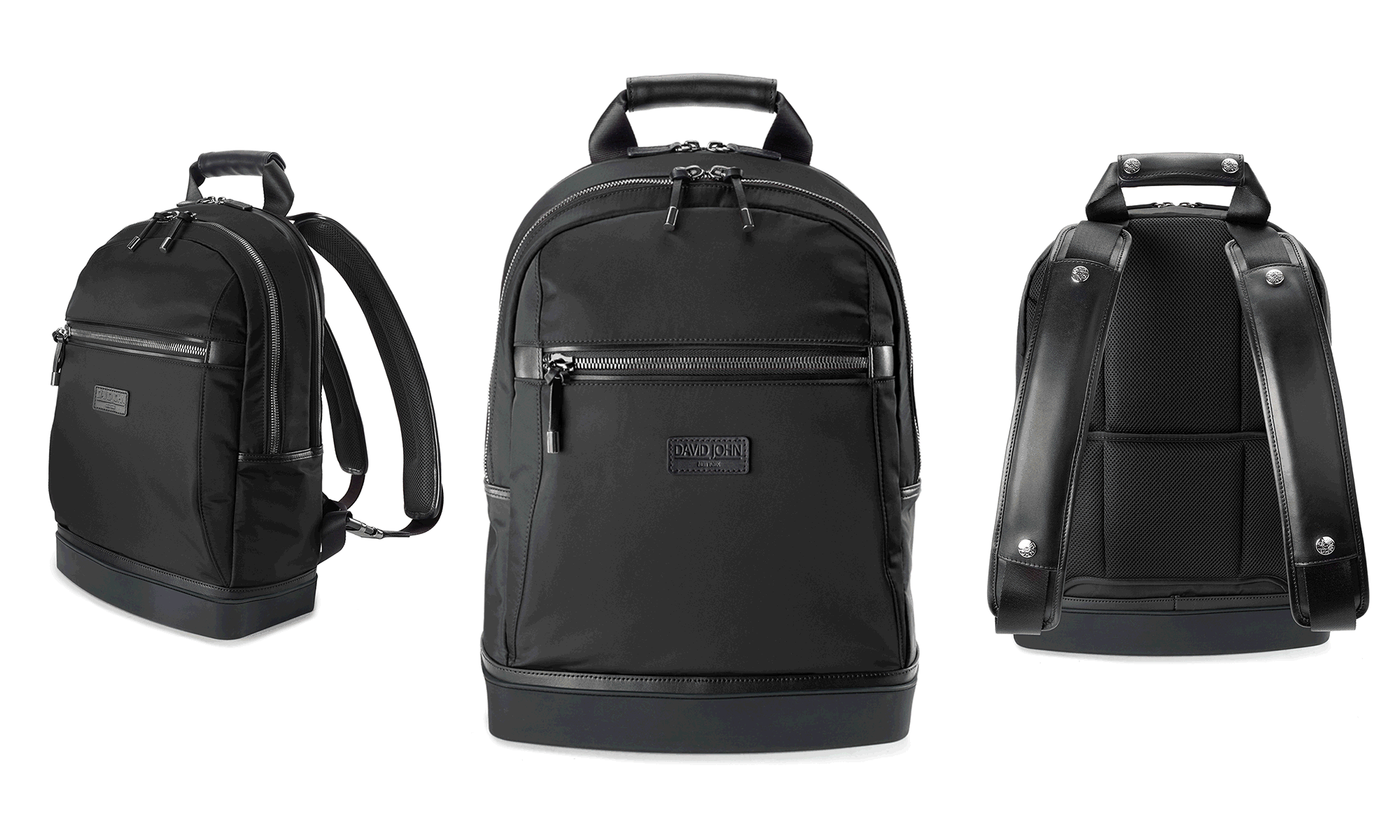 david john new york, brady backpack, black, accessories, backpack accessories
